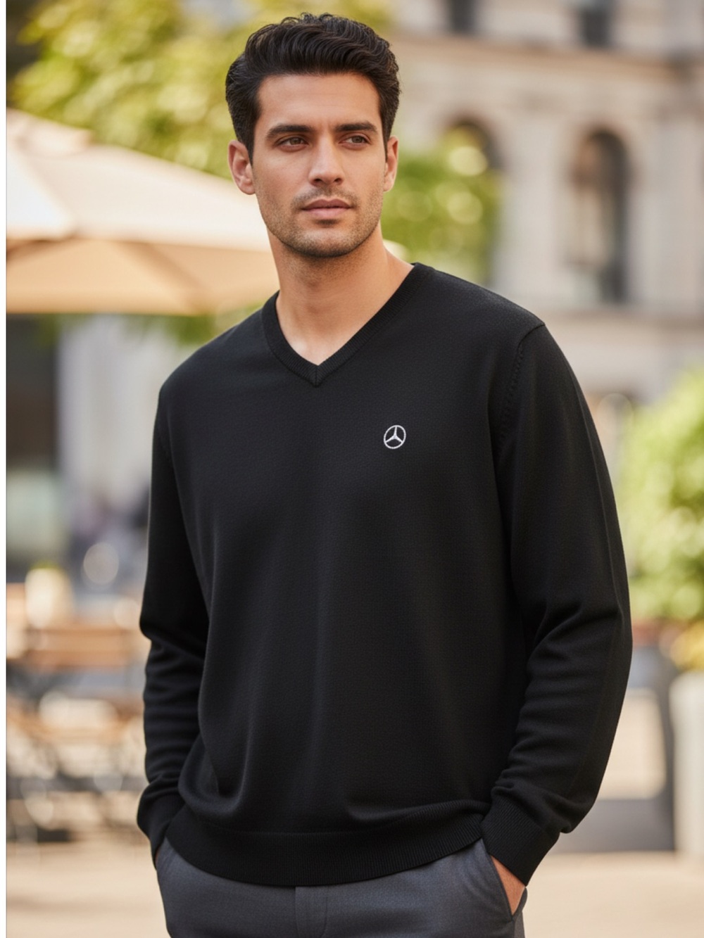 ARAMARK Mercedes Benz sweater